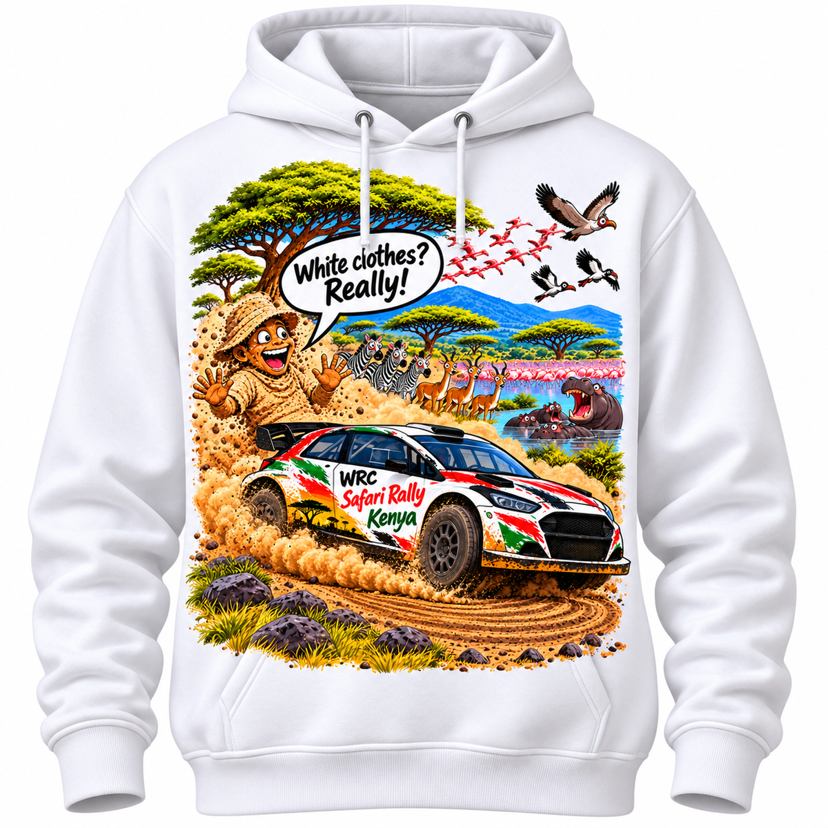 White Clothes Hoodie