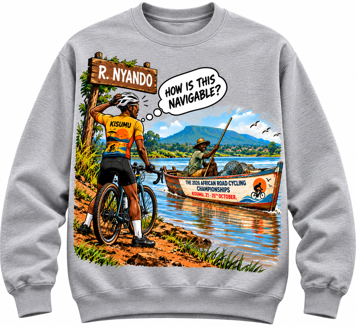 River Nyando - The Current of Kisumu | Sweatshirt