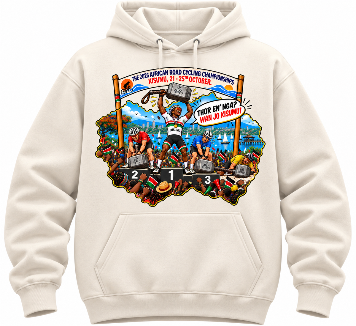 The Hammer of Kisumu - Thunder on Two Wheels | Hoodies