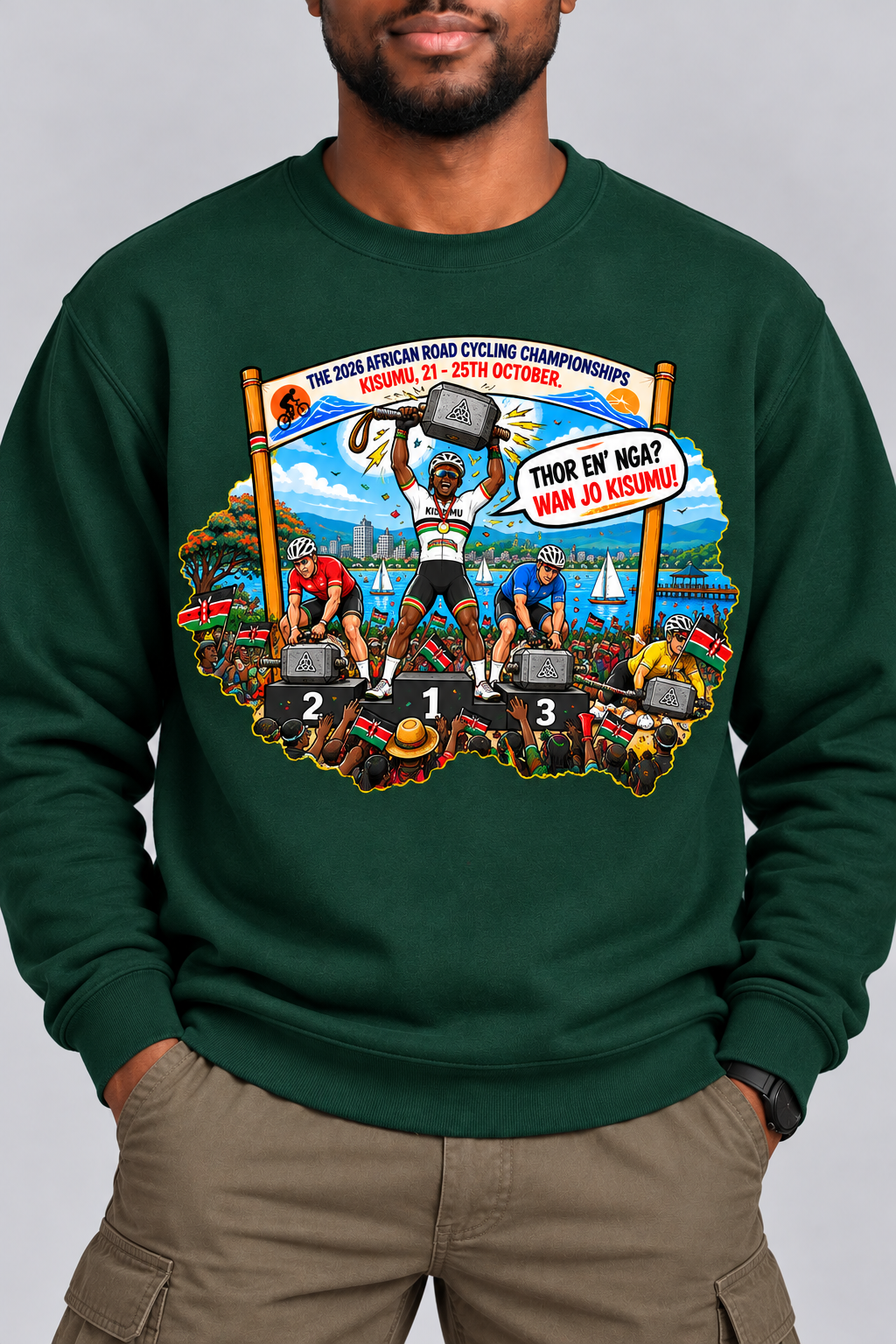 The Hammer of Kisumu - Thunder on Two Wheels | Sweatshirt