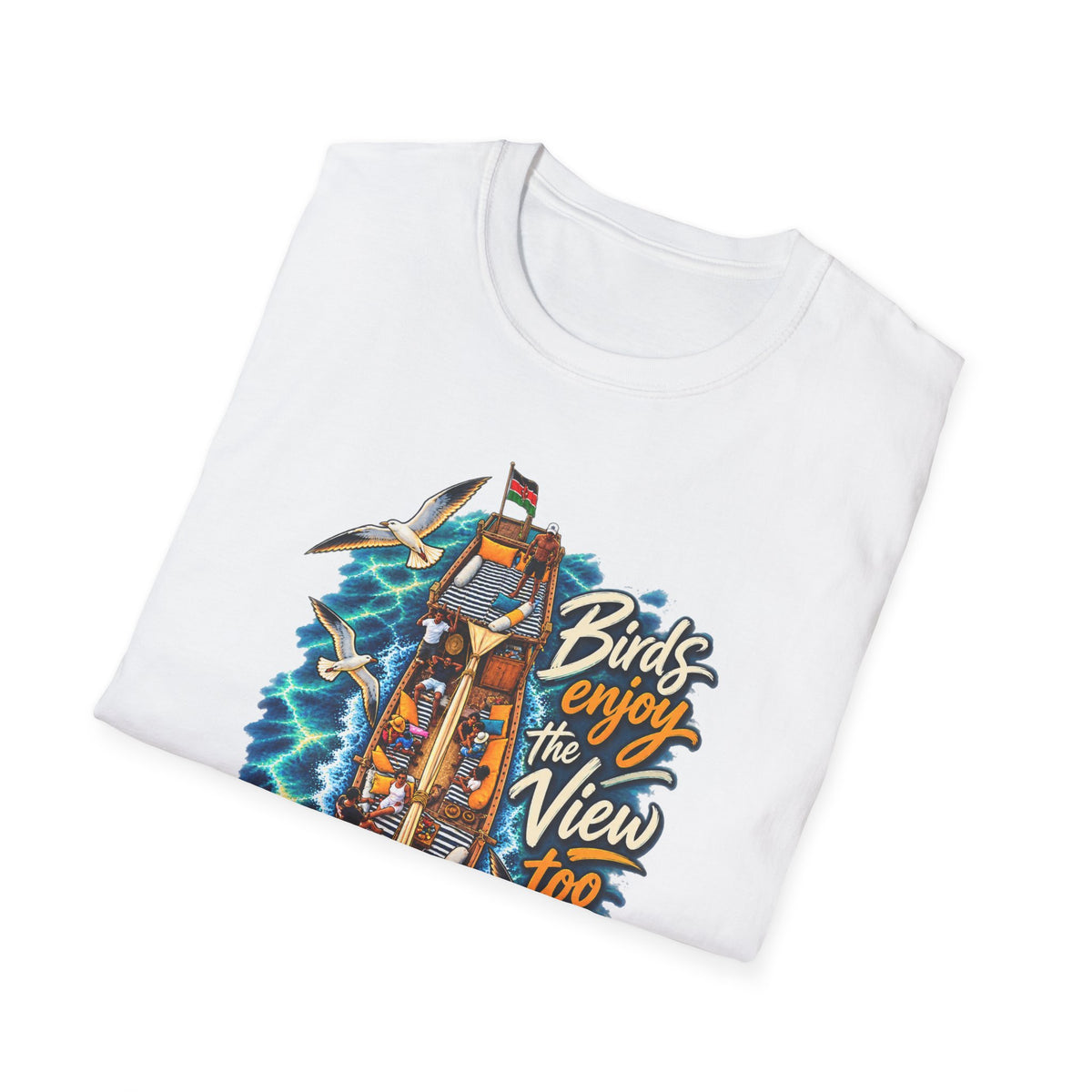 Bird's View Crew Neck T-shirt