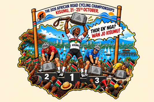 The Hammer of Kisumu - Thunder on Two Wheels | Crew Neck T-shirt